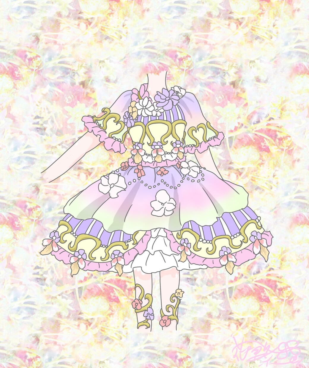 アイドル風の可愛い衣装デザインを作成します Vtuberさんからの受注経験あり！ イメージ3