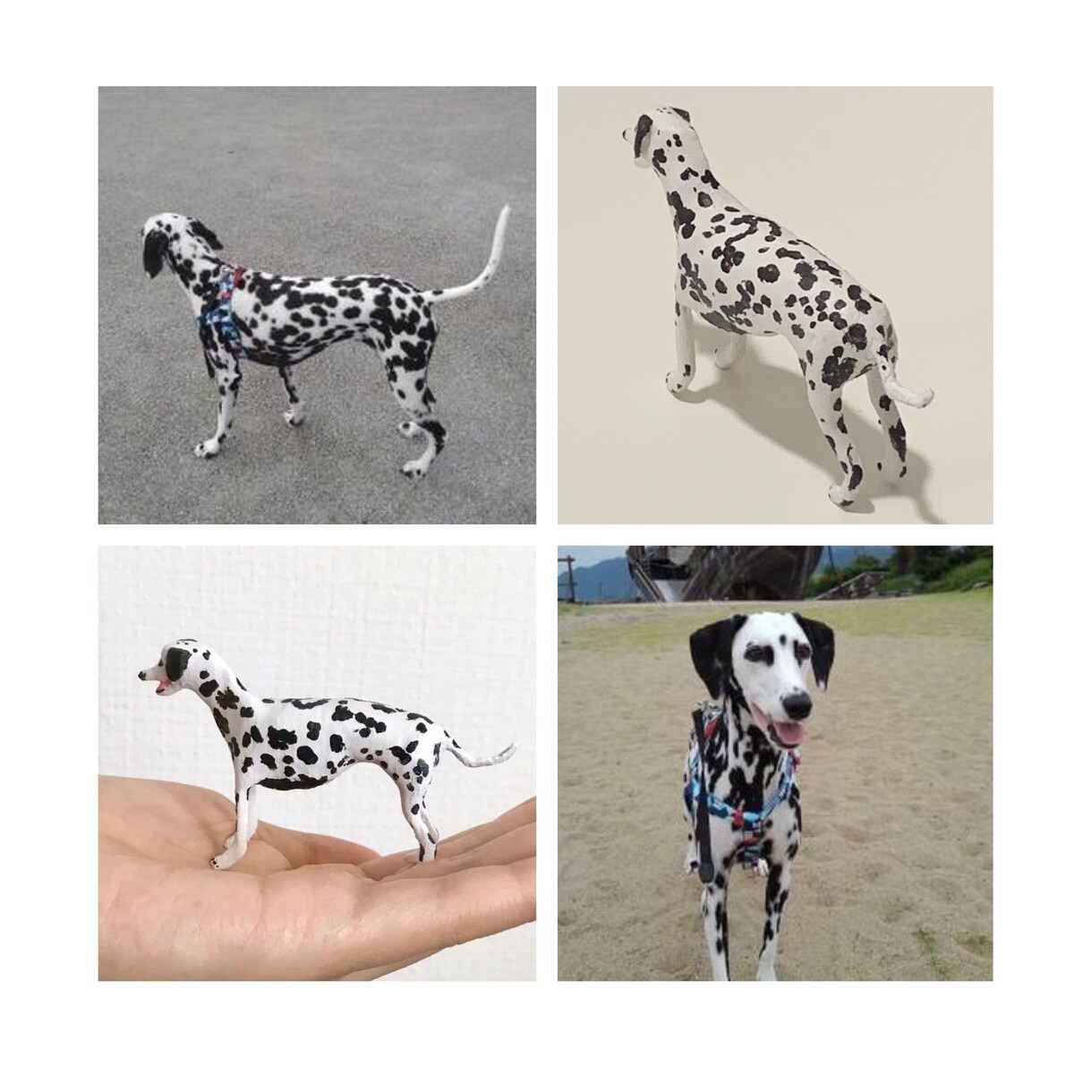 写真1枚から犬のオーダーメイドフィギュア作ります お写真1枚から手のひらサイズの3Dフィギュアをお作りします。 イメージ4