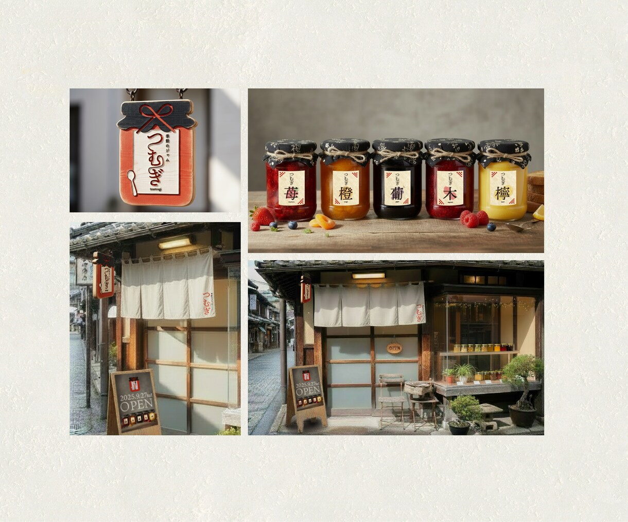 お店の想いが伝わる、 やさしいロゴをつくります お店の雰囲気や想いを大切にし、長く使えるロゴをご提案します イメージ4