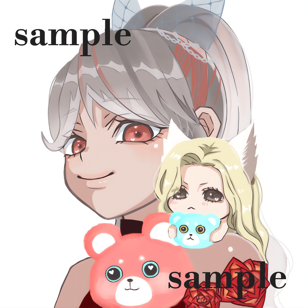デフォルメイラスト作成いたします snsなどのアイコン用デフォルメイラスト イメージ2