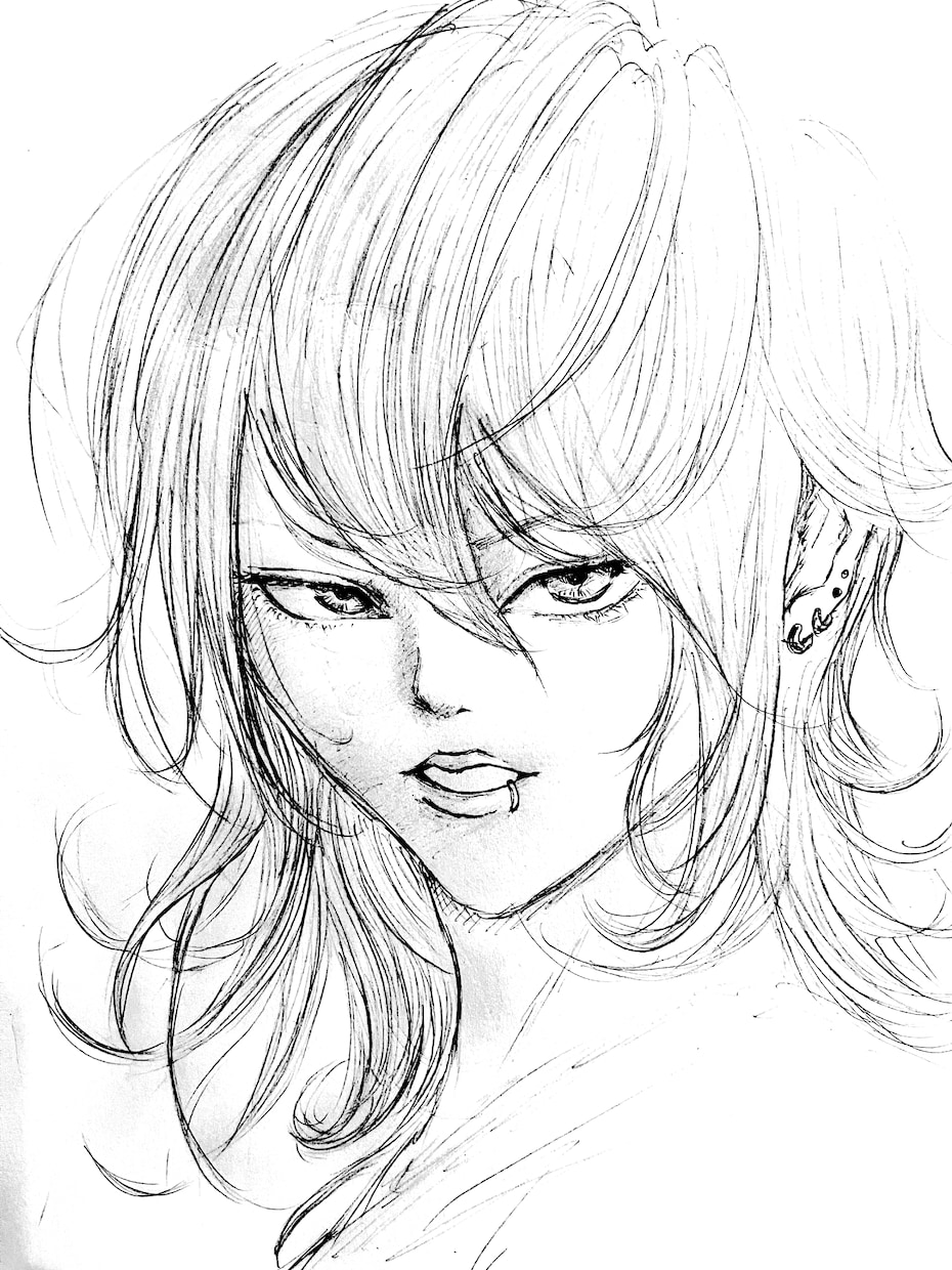 人物画描きます かっこいい系、いかつい系が得意です! イメージ1