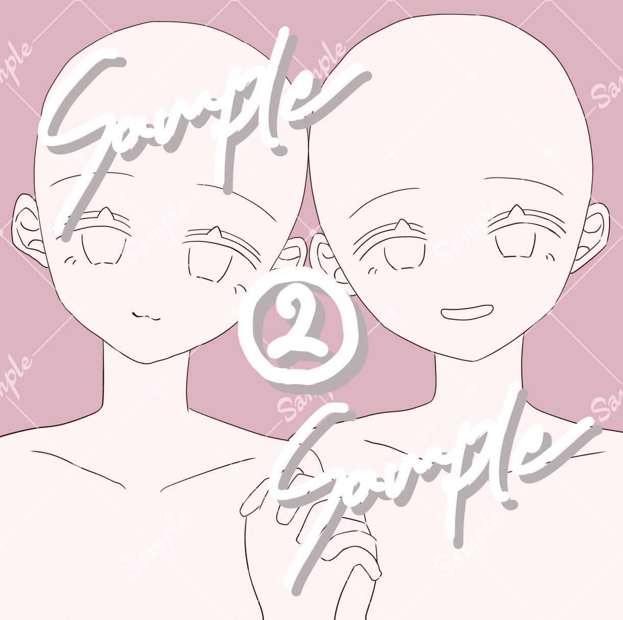 量産夢絵、コテ同を描きます かわいい男女を描くのが大得意の絵師が描かせていただきます！ イメージ3