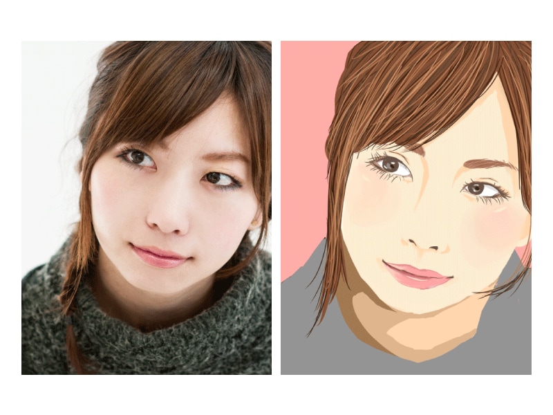 手軽に♪写真1枚でOK！写真そのままイラスト・似顔絵  イメージ2