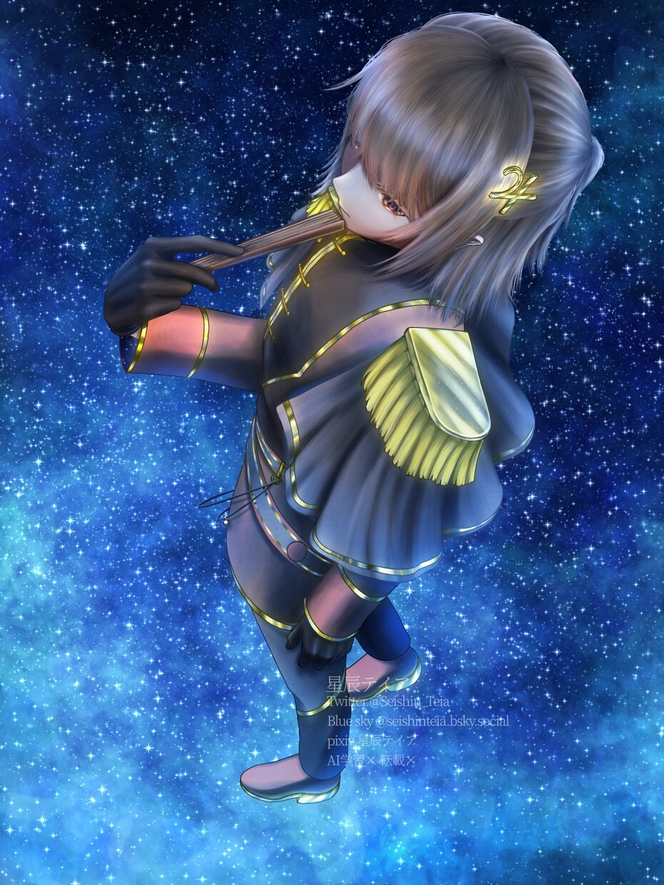 星空や宇宙を描きます 星空だけじゃなく瞳も魅力的に描けます イメージ6