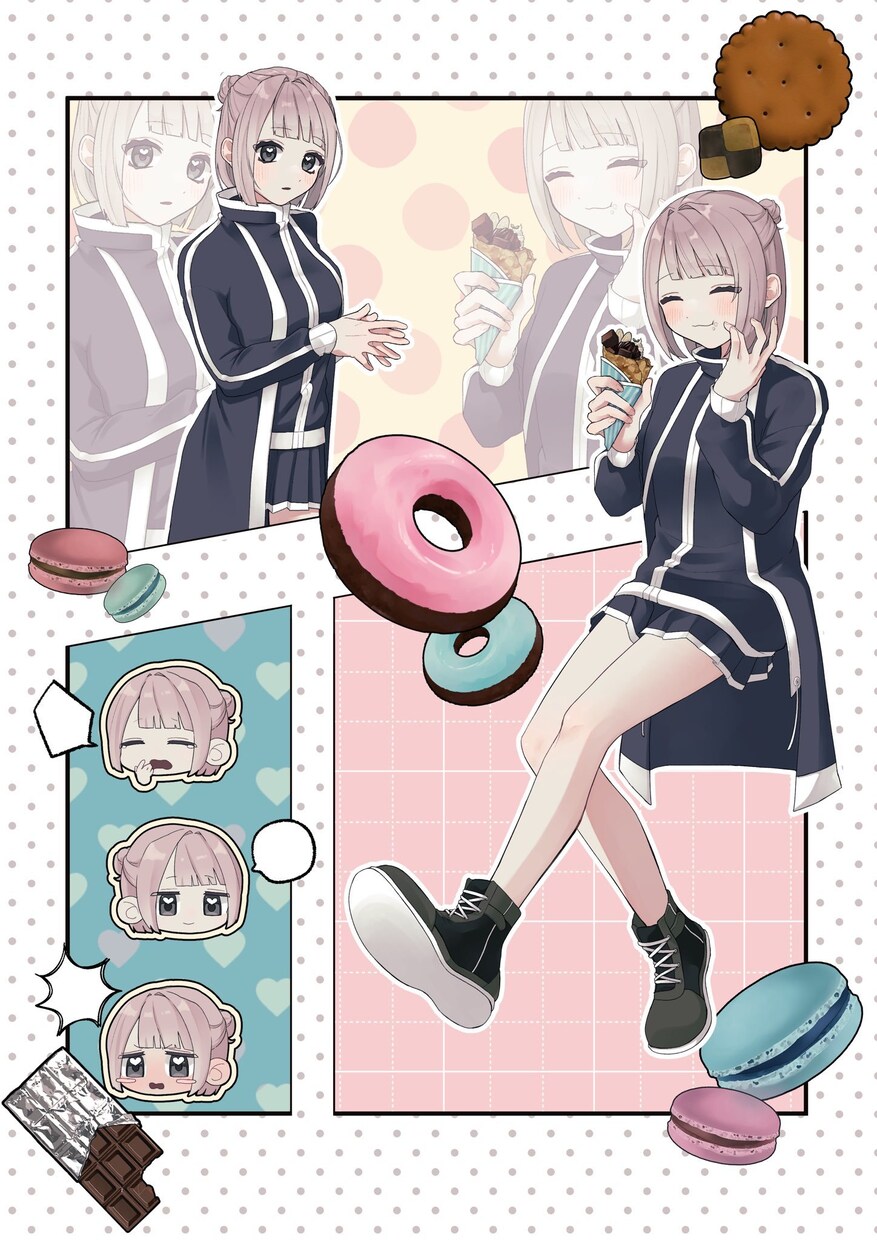 立ち絵・1枚絵制作します かわいくてポップなイラストを描きます❕ イメージ6