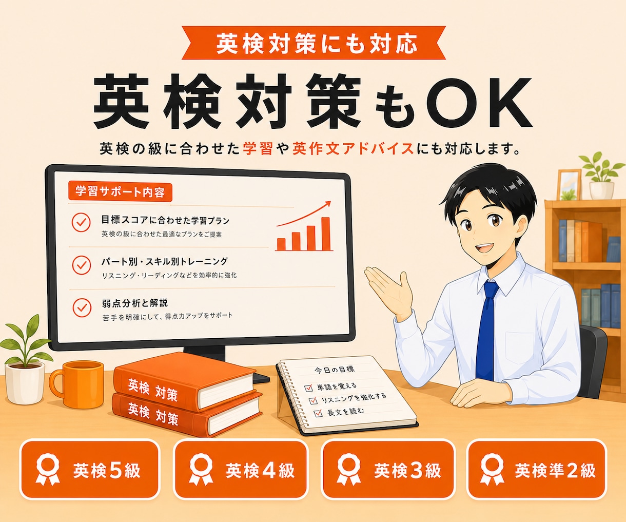 小学・中学英語｜300人以上指導した講師が教えます 定期テスト対策／高校入試対策／小学生の中学準備もOK！ イメージ10