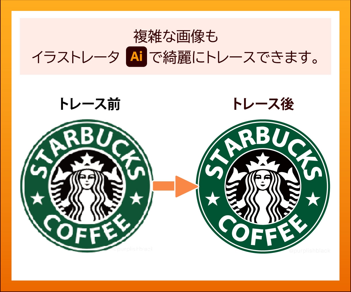 ロゴ、イラスト、画像　Aiデータにトレースします Aiデータ納品☆Illustratorで丁寧にトレースします イメージ2