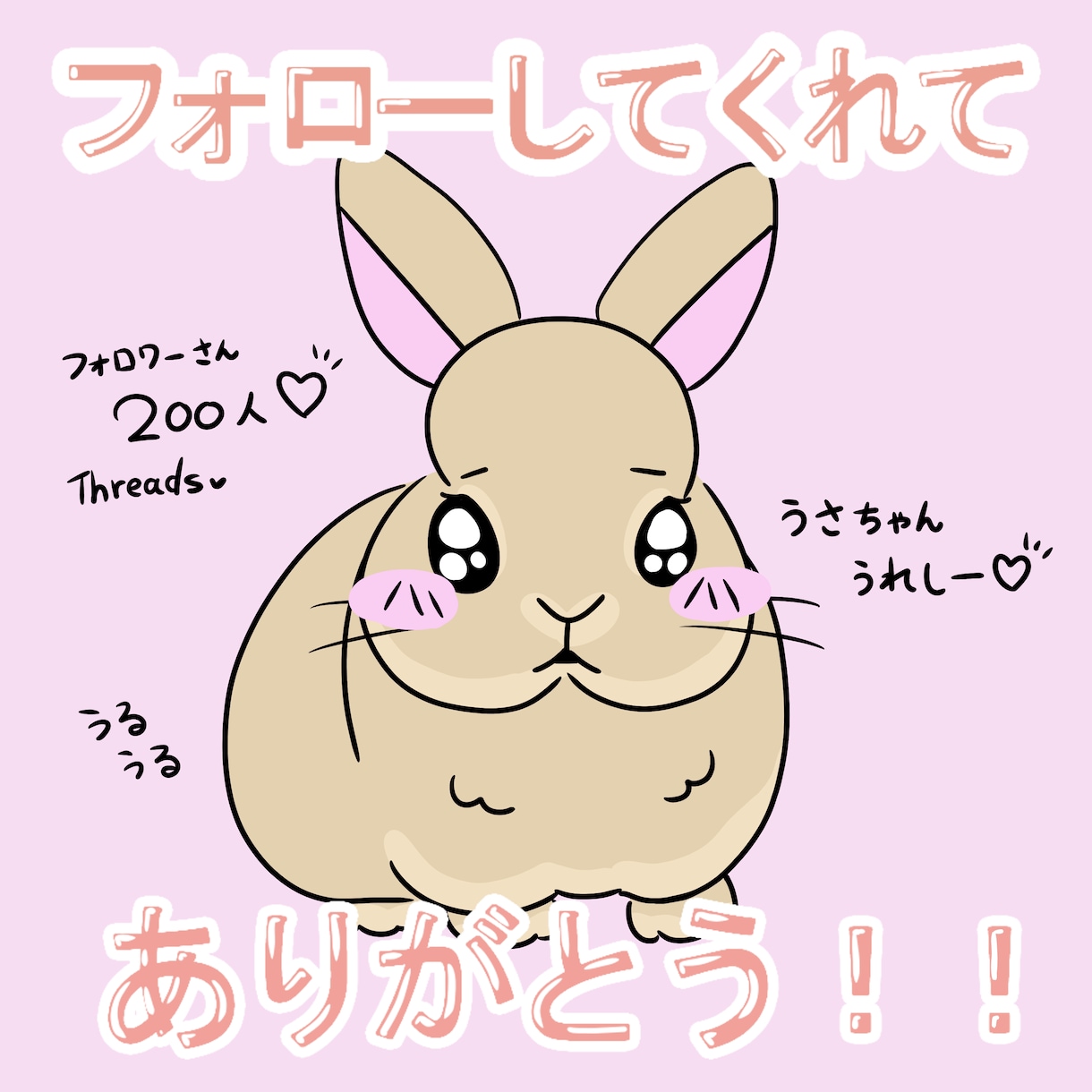ありがとうを伝えるイラストを描きます 〇〇記念に感謝を伝えるイラストを作りませんか？ イメージ2