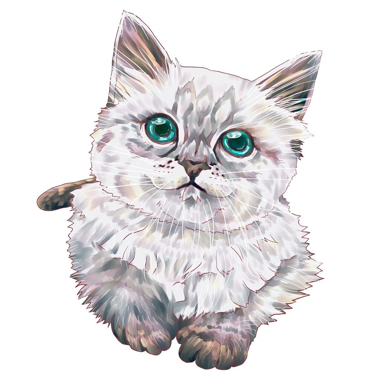 写真からリアルすぎない似顔絵を描きます 【人物からペットまで幅広く対応！！】 イメージ4