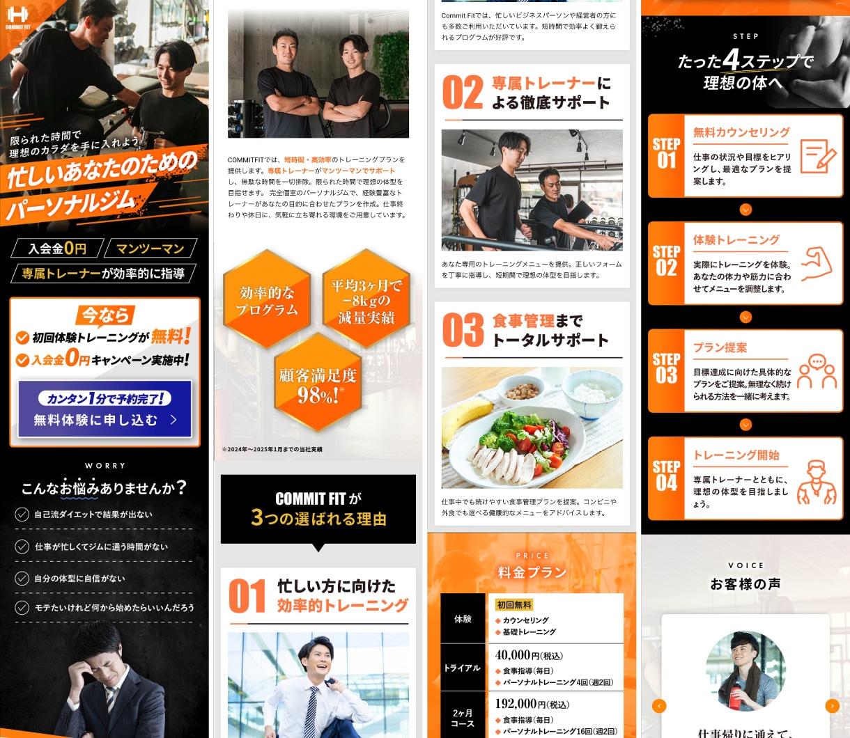 ユーザー心理を動かす"刺さるLP"を制作します 修正回数無制限/原稿作成サポート付/WordPress対応可 イメージ6