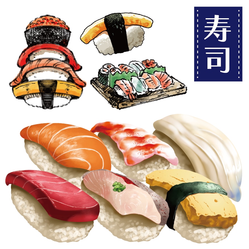 商用利用OK！食べ物のイラストを作成します 広告・書籍・メニューに使用する挿絵が必要な方へ イメージ2
