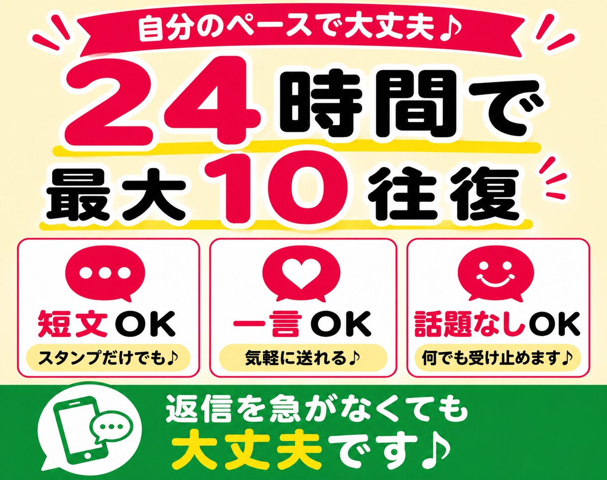 60代の雑談・話し相手♡短文チャットします 相談ごとがなくてもOK♪暇つぶし感覚でお話ししましょう♡ イメージ7
