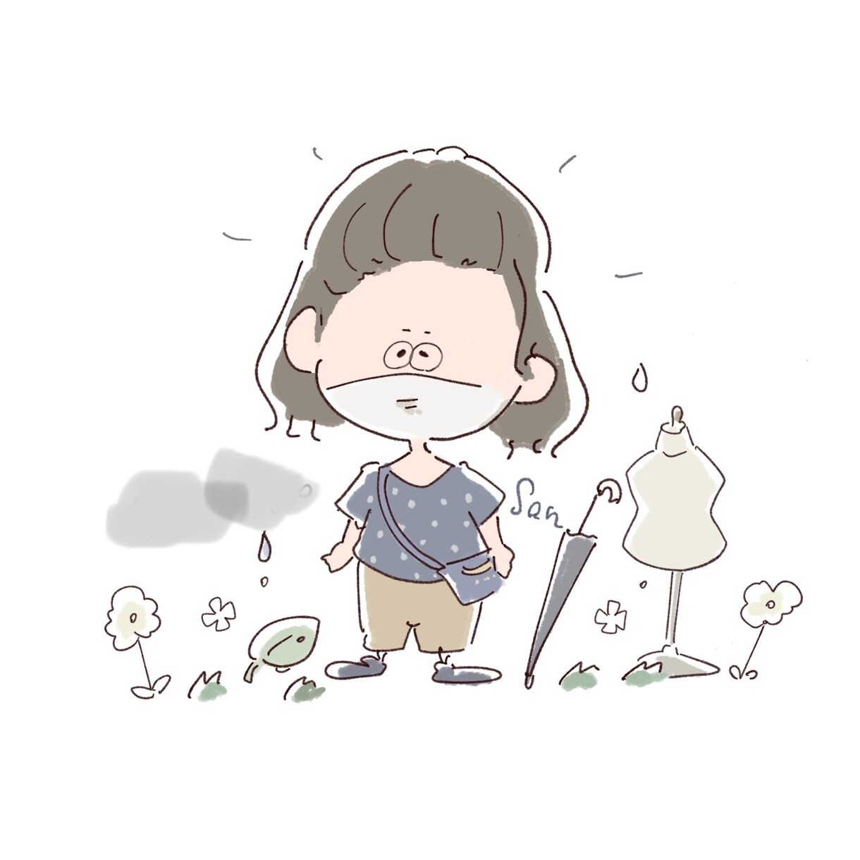 ゆるい似顔絵お祝い絵アイコン名刺の挿絵描きます ゆるゆるイラストほんわかした雰囲気をお届け！ イメージ1