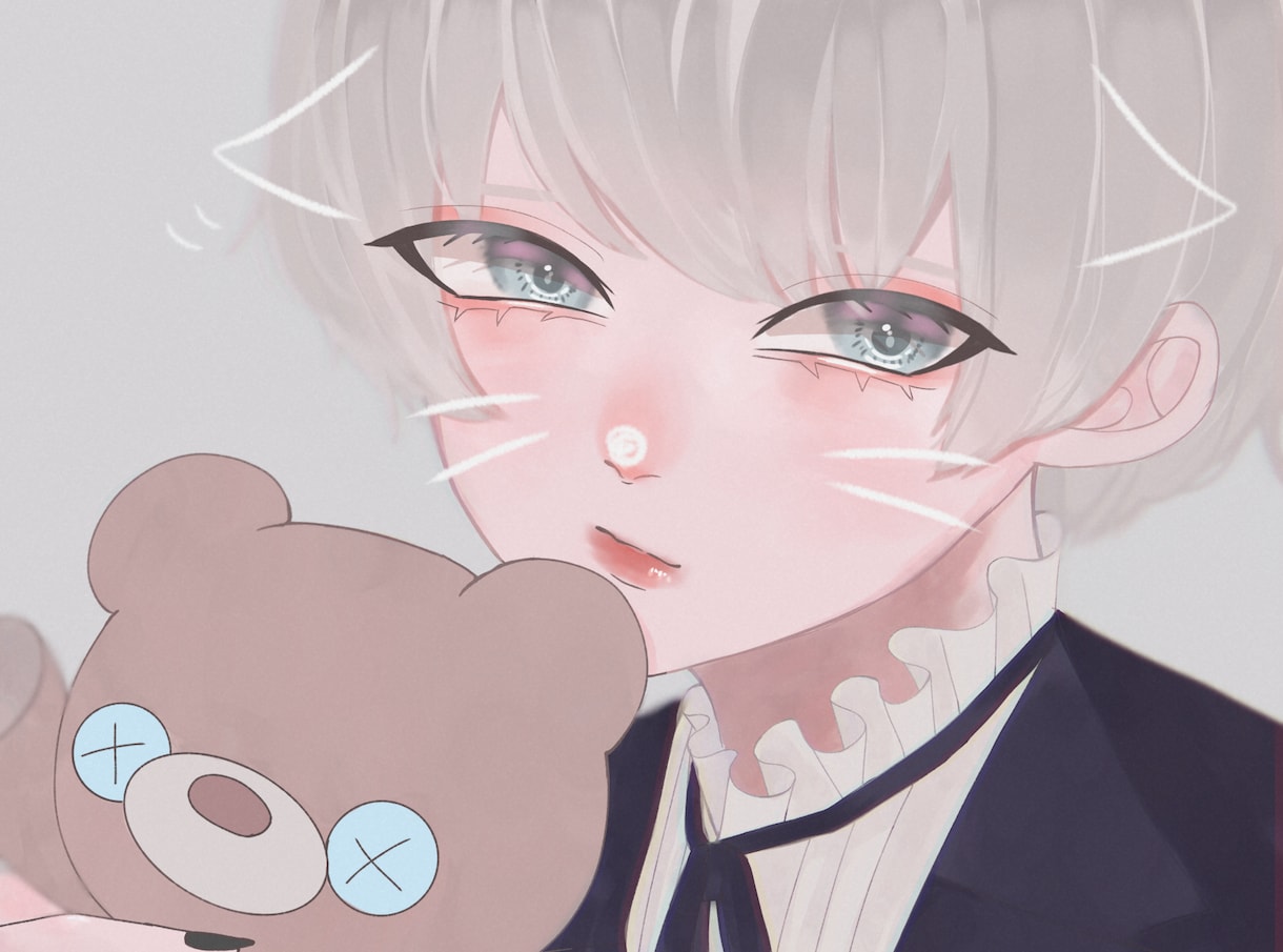 最短翌日完成SNSのアイコン等をお描きします アイコンの他にも夢絵やサムネイル等も受け付けております！ イメージ5