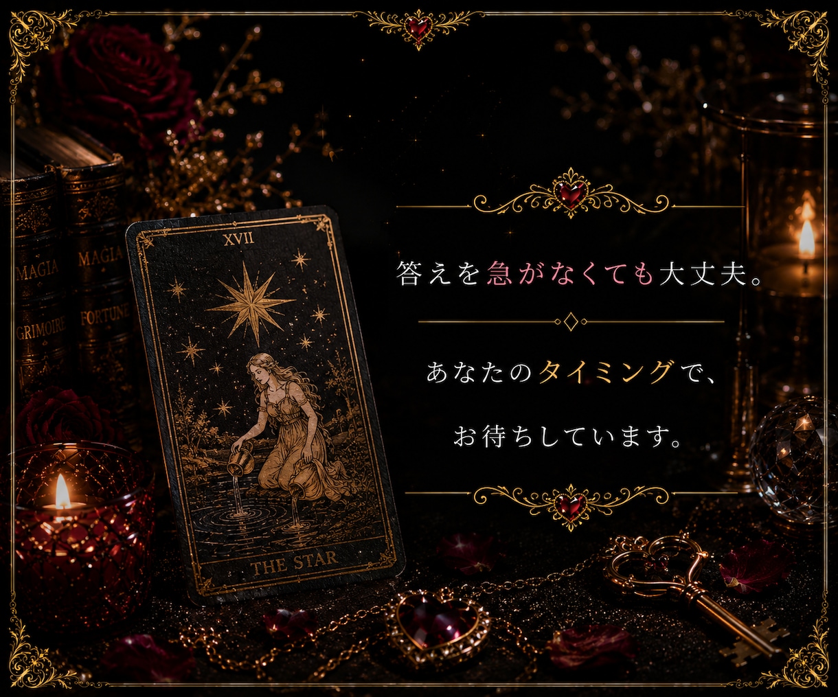 恋愛の迷いを整理しこれからの関係性を読み解きます ―相手の気持ち・二人の関係・今後の流れから、これからを鑑定― イメージ10