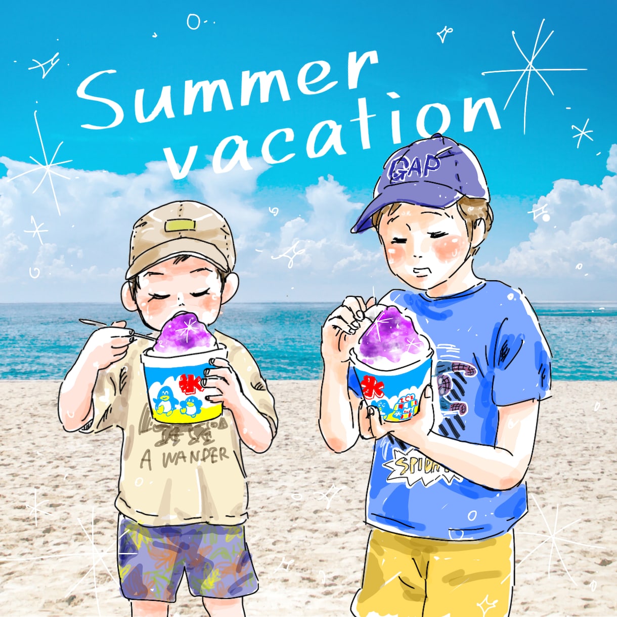 似せるイラスト！ポーズ・服装も無料で指定できます ウェルカムボート、還暦祝い、家族似顔絵、アイコンもOK！ イメージ10