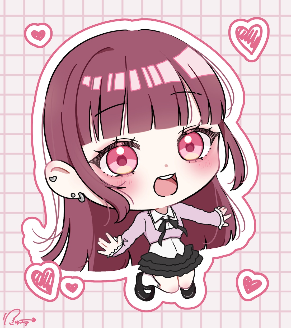 シンプルだけどかわいい表情のイラスト描きます アイコンや動画内イラストに使用できるイラストを描きます！ イメージ6