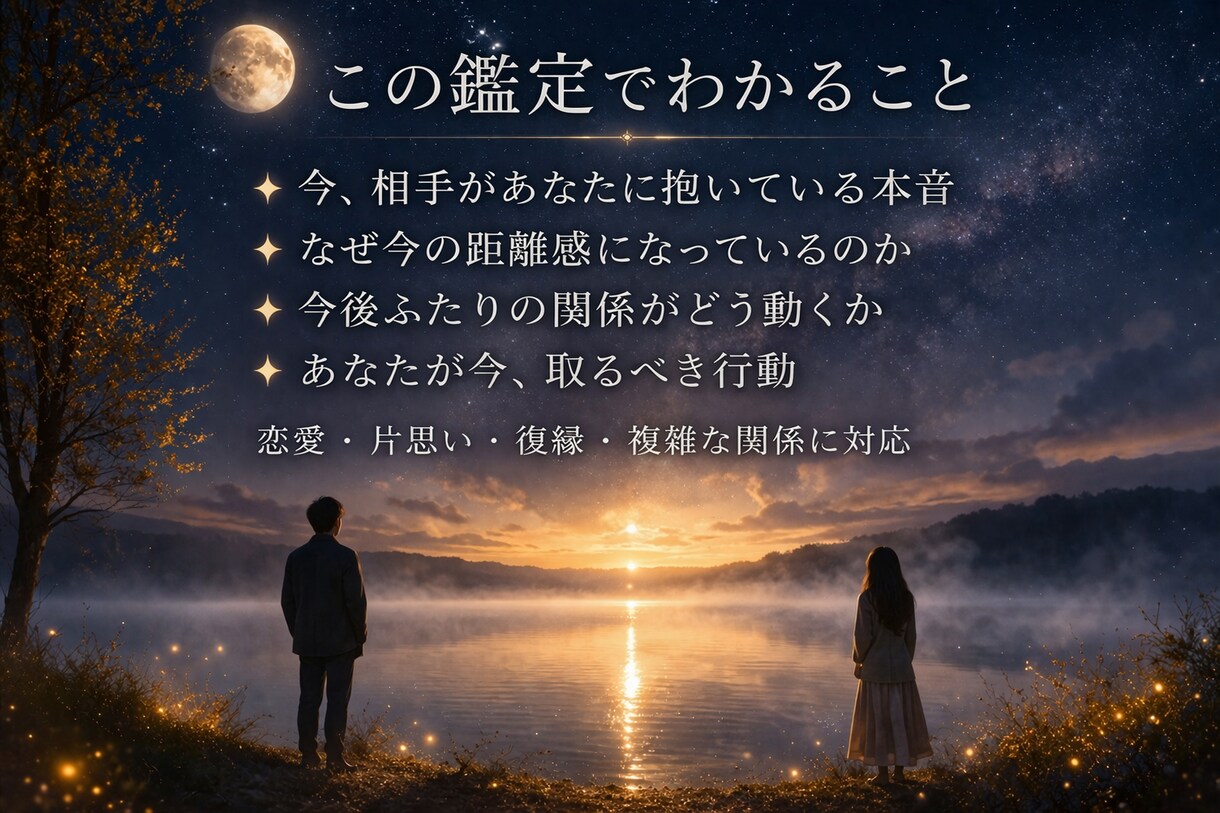 霊視で、あの人の本音と今後の流れを読み解きます 連絡が減ったあの日から、答えを出します イメージ2