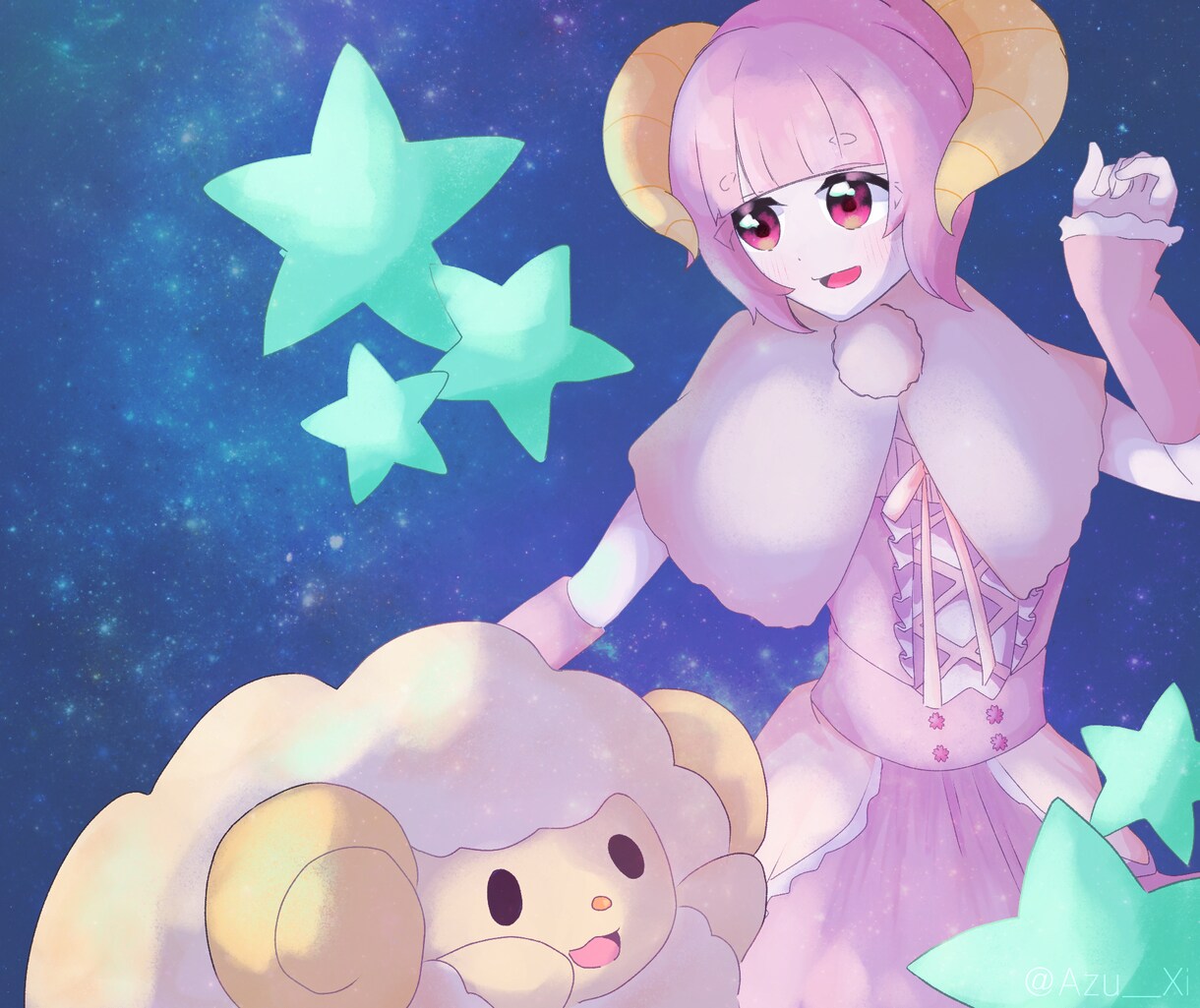 シンプルで可愛いアニメイラストをお描きいたします アイコン、一枚絵、サムネ等承っております。 イメージ4