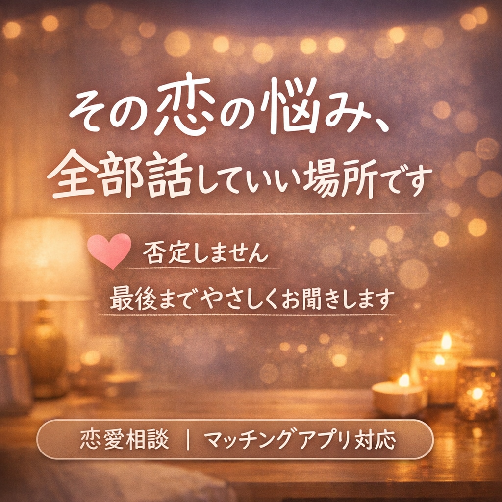 ひとりで抱えないで、全部受け止めます どんなお話でも大丈夫です。否定せず最後までお聞きします イメージ2