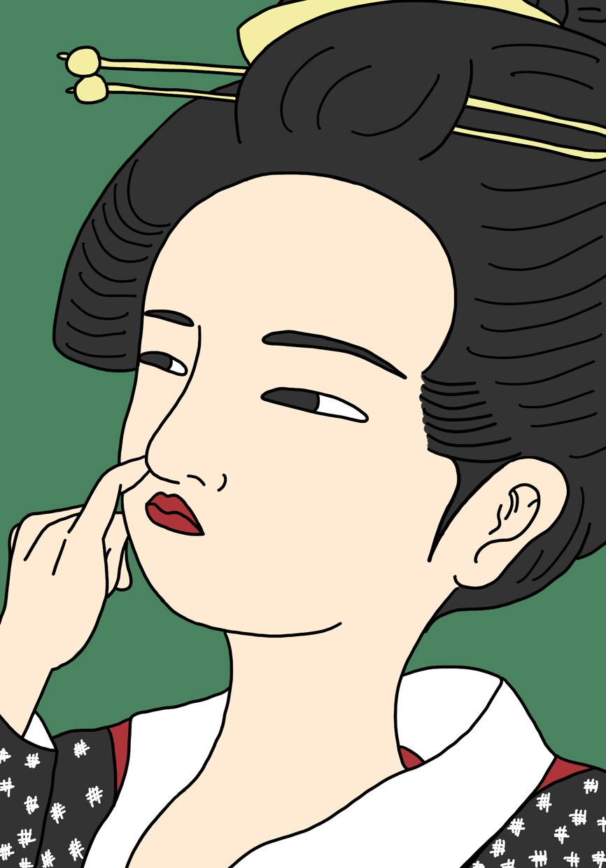 浮世絵風イラスト描きます ちょっと違ったイラストいかがですか？ イメージ1