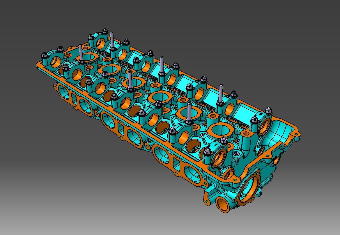 エンジン部品の設計および3Dデータ作成をします 絶版エンジンやレースエンジンの部品製作をお手伝いします。 イメージ1