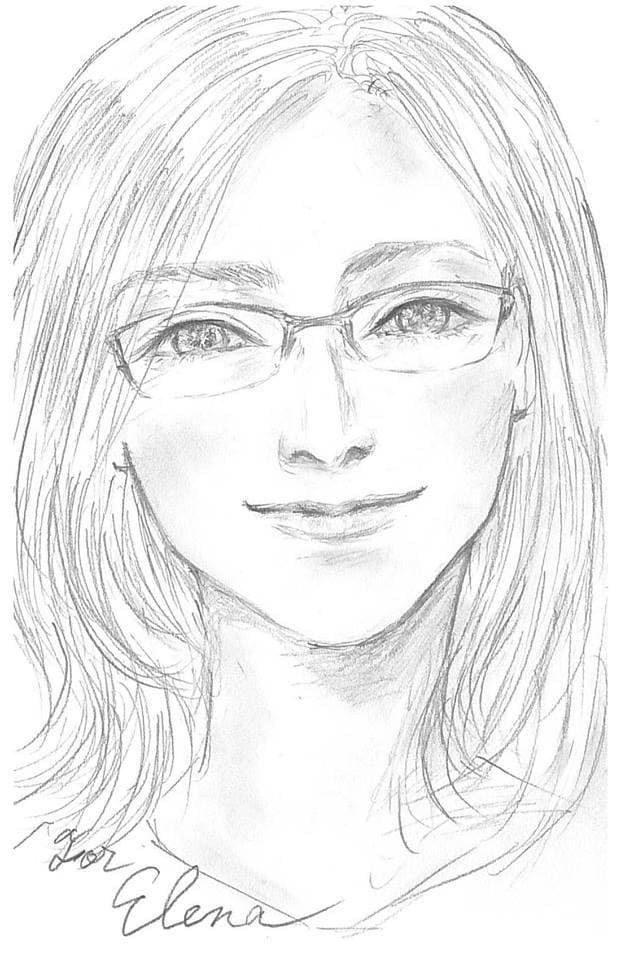 一味違う魅力的な似顔絵を線画で描きます その人の美しさが表れた、生き生きした表情の似顔絵。 イメージ7