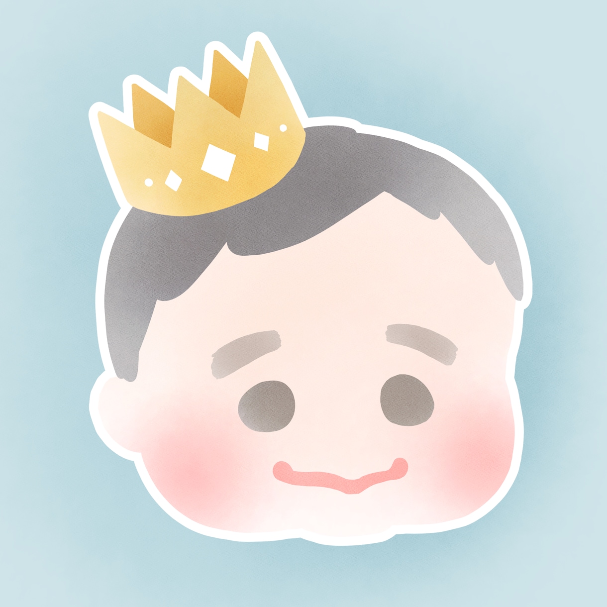 SNSアイコンに！ふんわりかわいい赤ちゃん描きます 双子ちゃん三つ子ちゃん追加料金なし★ イメージ4