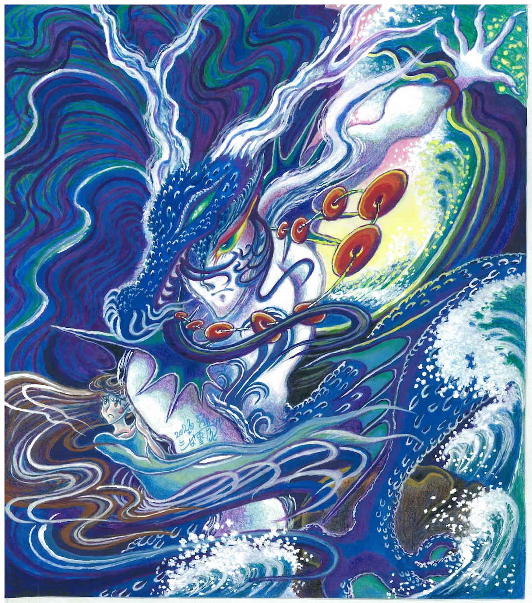 ちょっと個性派タッチのアイコン・ヘッダー等描きます 水彩と色鉛筆の質感が温かい、個性派キャラのアイコンをどうぞ! イメージ3