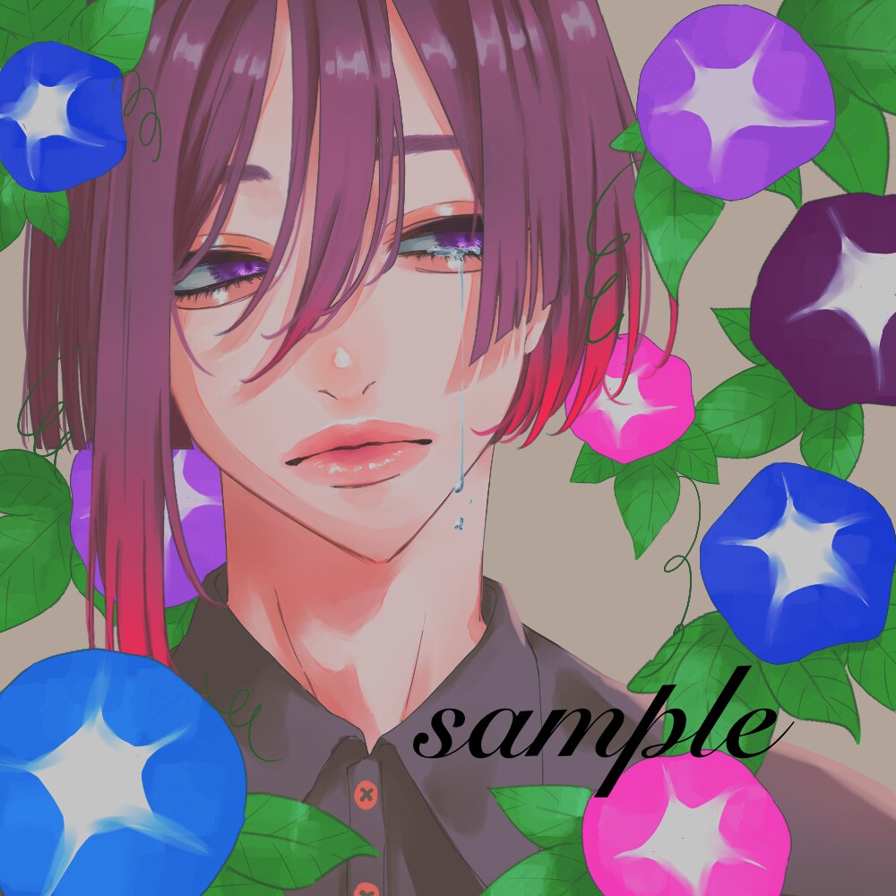 アイコン/1枚絵 描きます 可愛いからかっこいい、雰囲気あるイラストを イメージ1