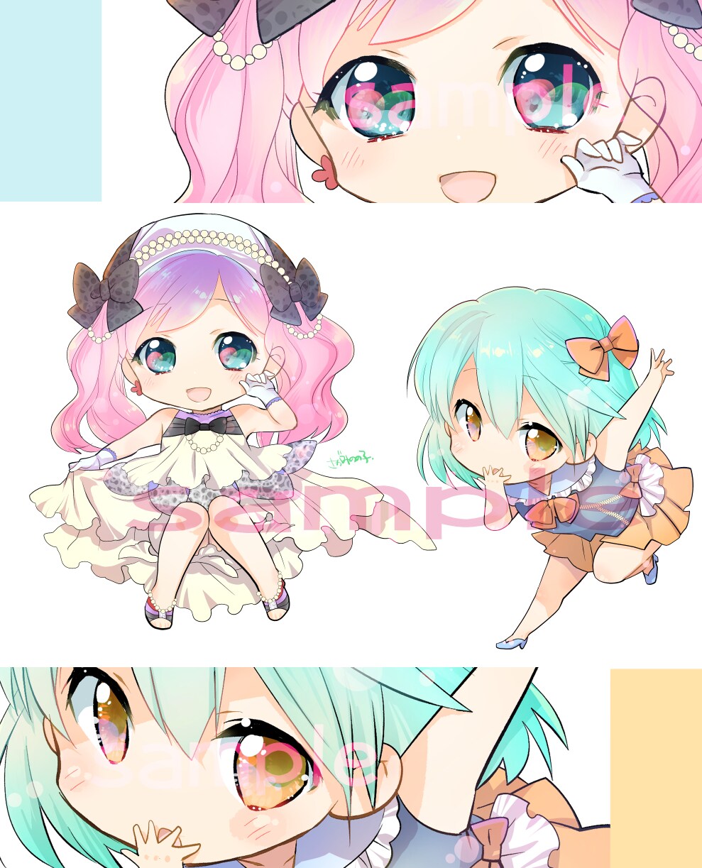 SDキャラ ミニキャラ ちびキャラ描きます 華やかなミニキャラで目を惹きませんか？ イメージ6