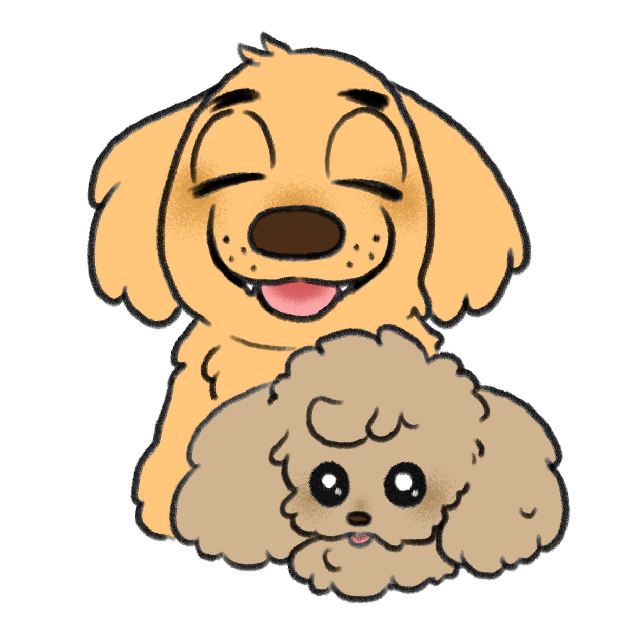 やさしいデザインのイラスト描きます ざっくり相談OK！やさしい雰囲気のイラスト描きます イメージ2