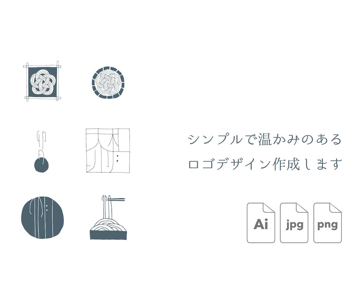 シンプルでおしゃれなロゴデザイン作ります 手書き・ベクターデータどちらも対応可能です◎ イメージ1