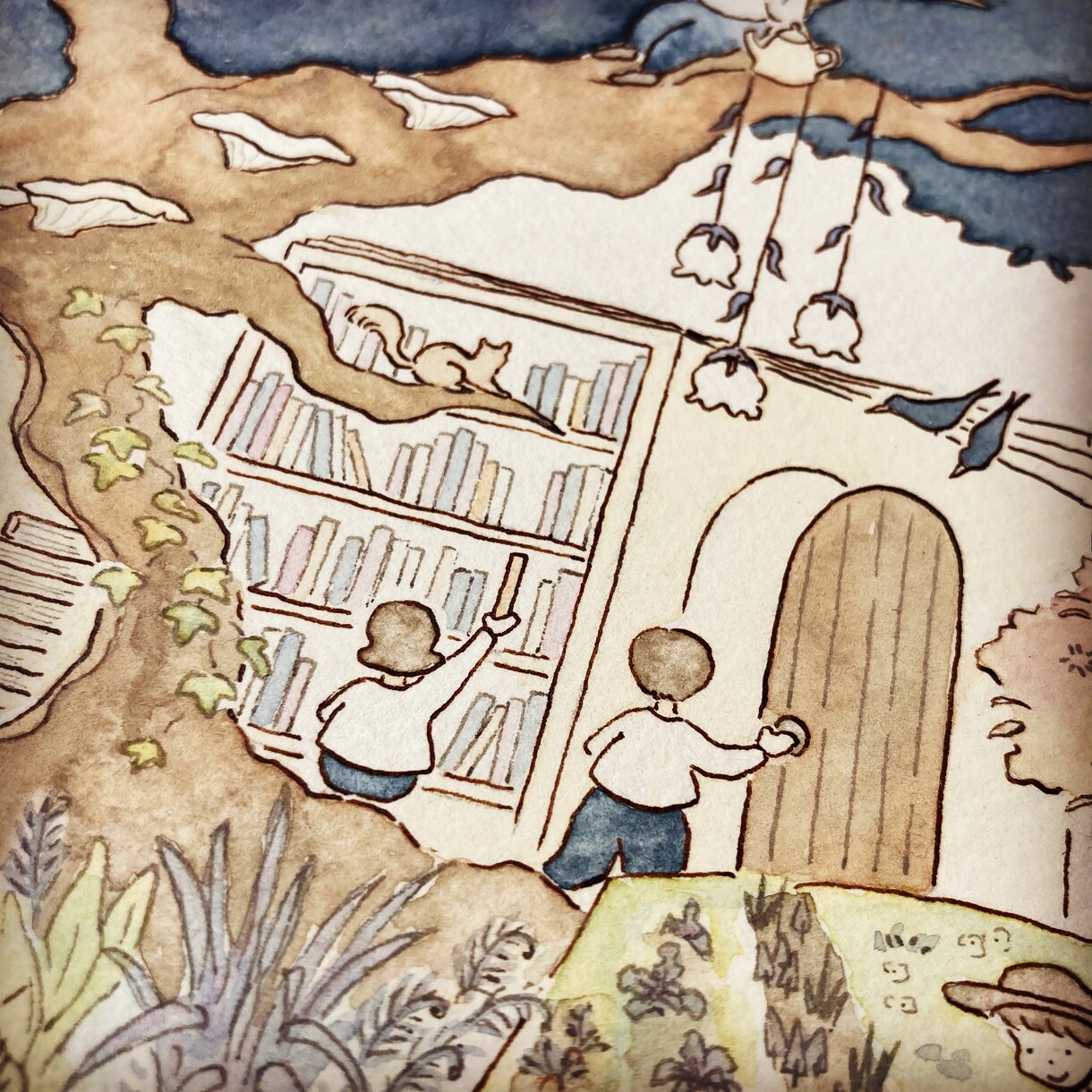 あなたの想いを表現する A3イラスト描きます HPやSNSで使える あたたかみのある水彩画イラスト イメージ2