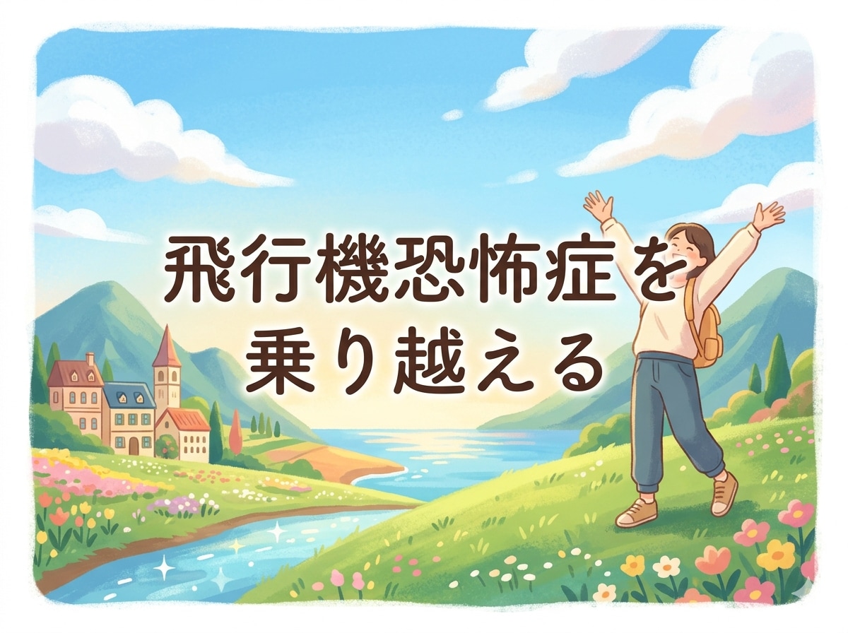 飛行機恐怖症を乗り越えた体験談を共有します 一個人としての体験談を共有します イメージ1