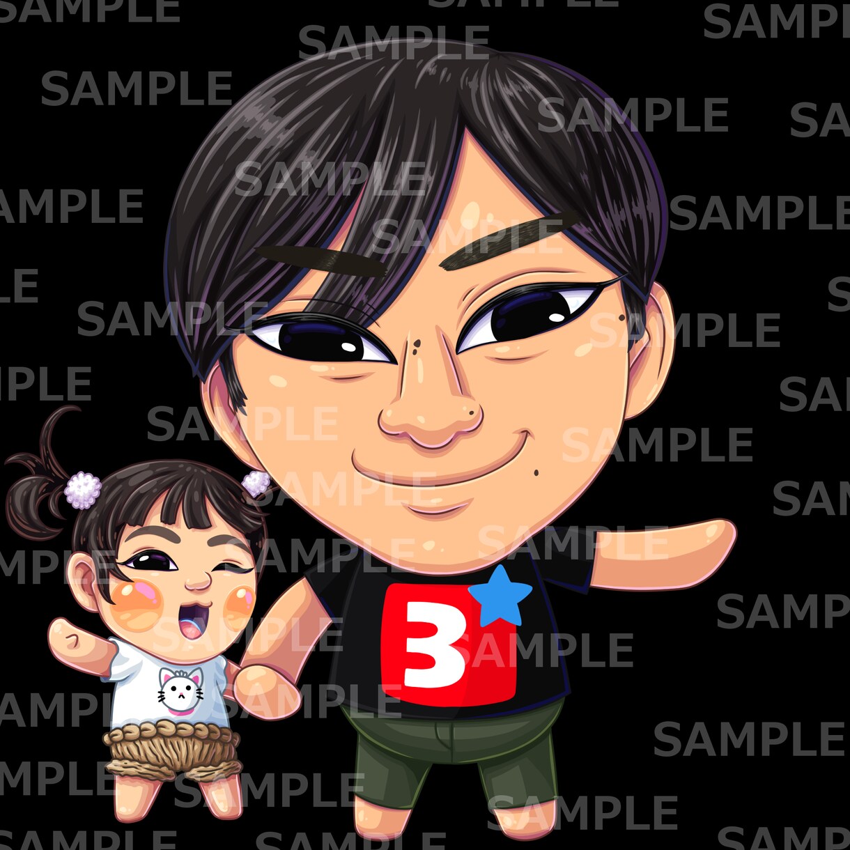 あなたをデフォルメます プロフィール画像などにオススメです イメージ4
