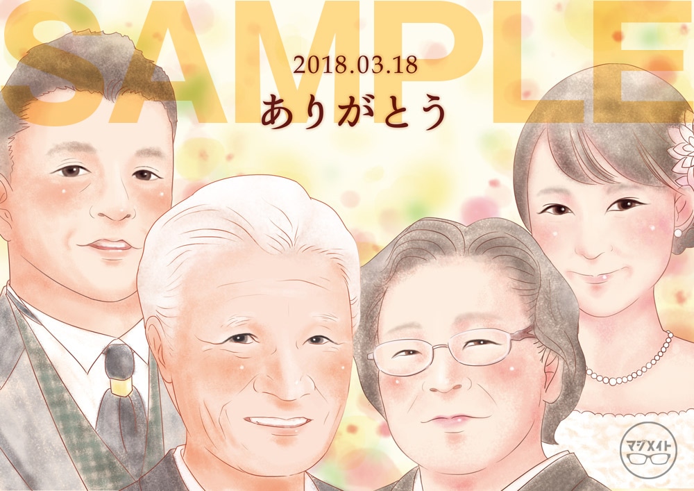 漫画風のウェルカムボード描きます 好きな漫画・アニメの絵柄であなたの似顔絵を描きます！ イメージ7