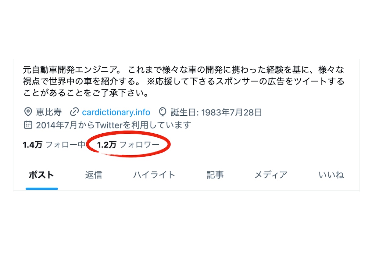 車関連広告向け！車関連の情報を宣伝・拡散します 車好きフォロワー1万人以上のアカウントで毎日ポストします。 イメージ2