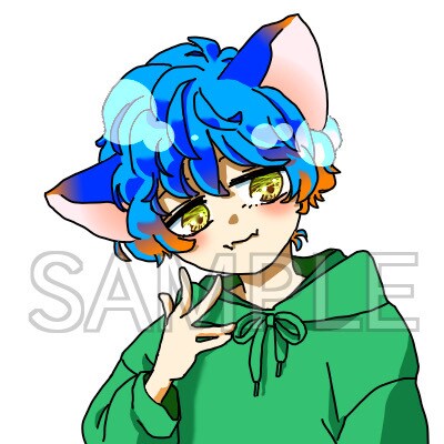 SNS用アイコン描きます 可愛い男の子、女の子描きます！ イメージ1