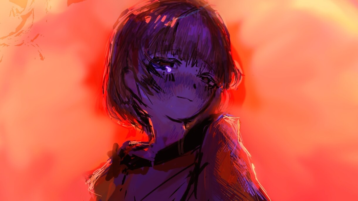光や感情を大切にしたイラストを制作します MV・配信・SNSに映える雰囲気重視のイラスト。 イメージ4