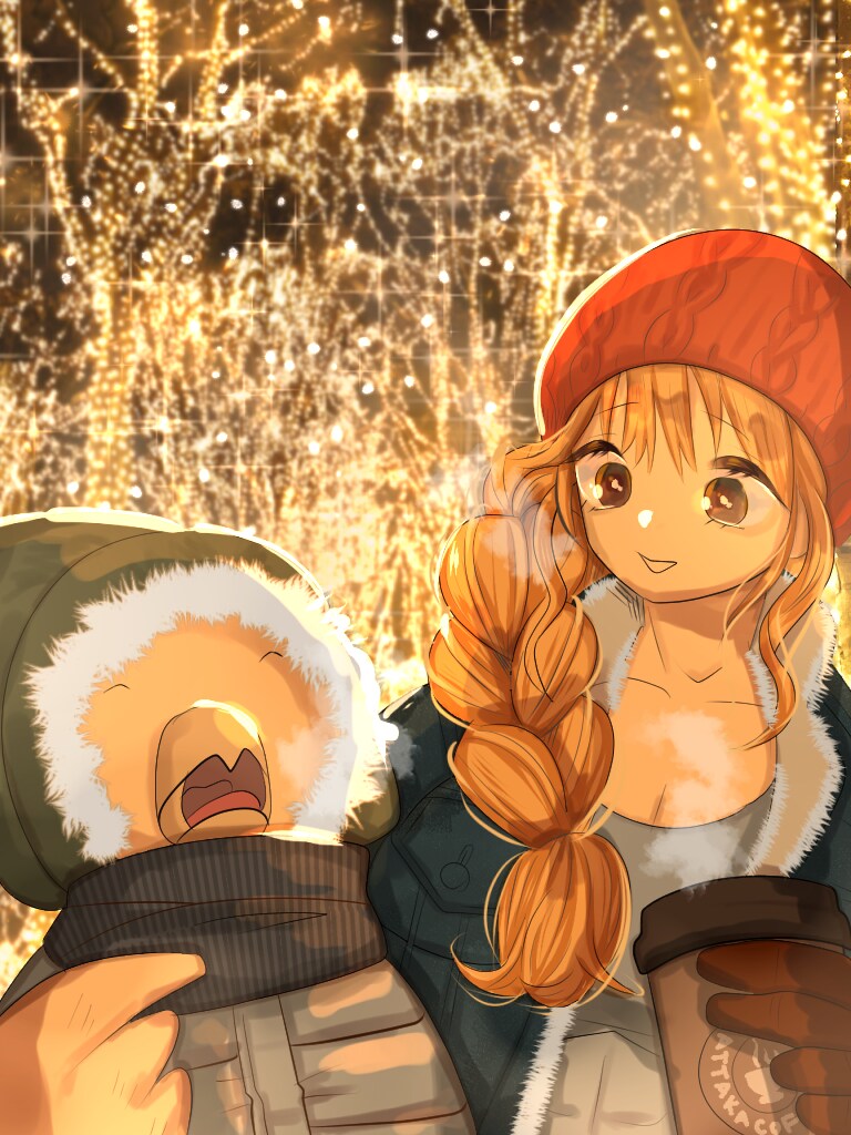 バレンタインなど季節一枚絵イラスト作成承ります キラキラ華やか特別感の演出にいかがでしょうか イメージ3