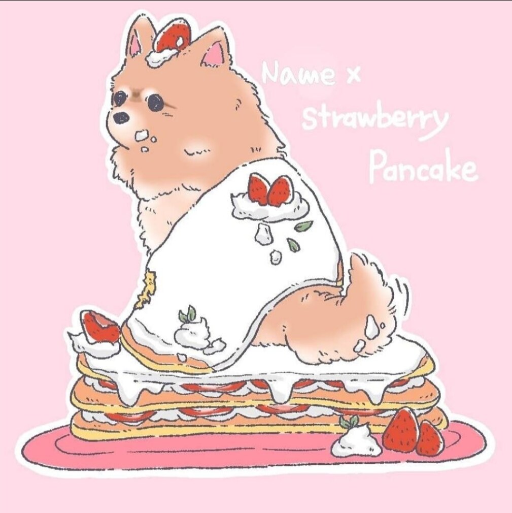 動物・ペット×お菓子イラスト☆かわいく描きます 犬・猫・鳥どんな子でも・商用利用オプション有・ラフまで無料 イメージ8
