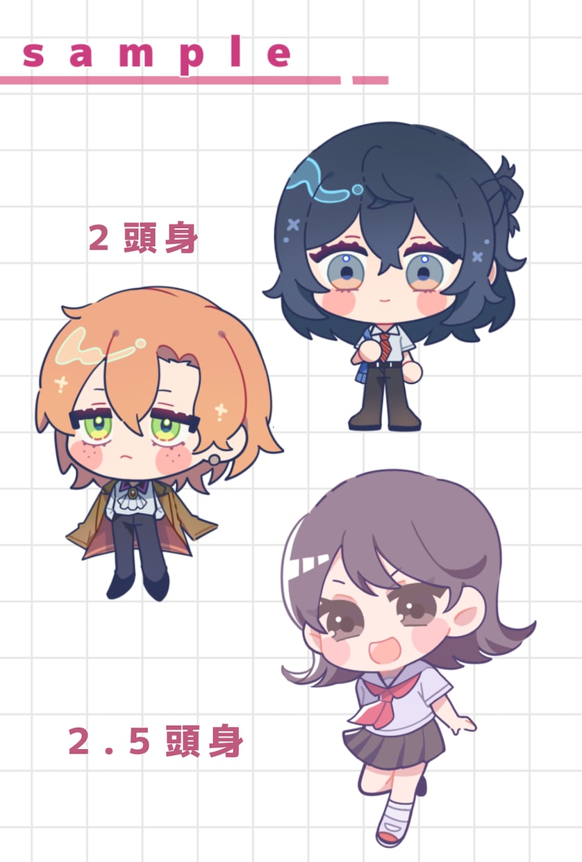可愛いSDイラストを制作します 誠心誠意お取引させていただきます イメージ4