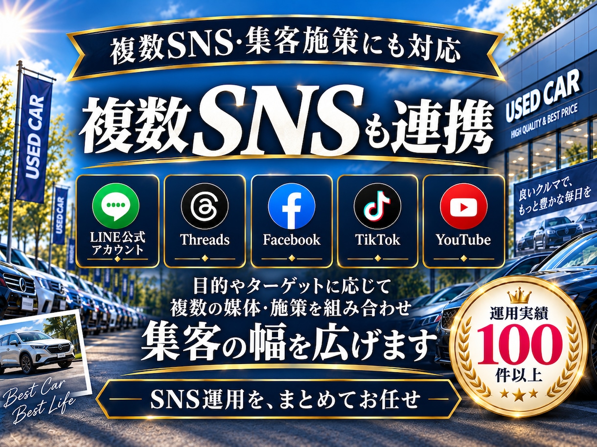 中古車業界に特化！インスタグラム運用をいたします 中古車業界の「集客・問い合わせ」に強いInstagram運用 イメージ14