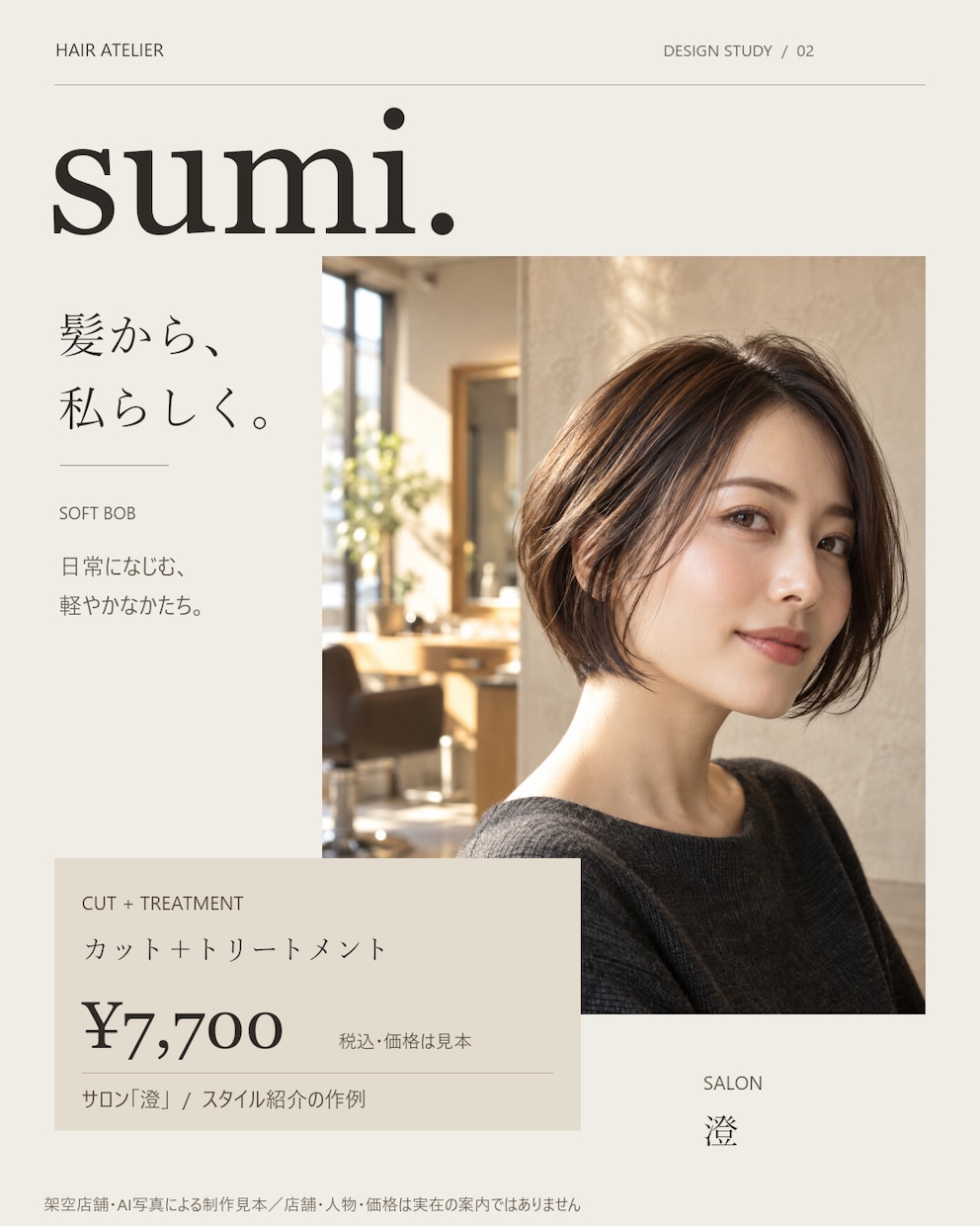 店舗の告知5点を投稿文付きで制作します 通常投稿とストーリーの２サイズで発信を整える イメージ3