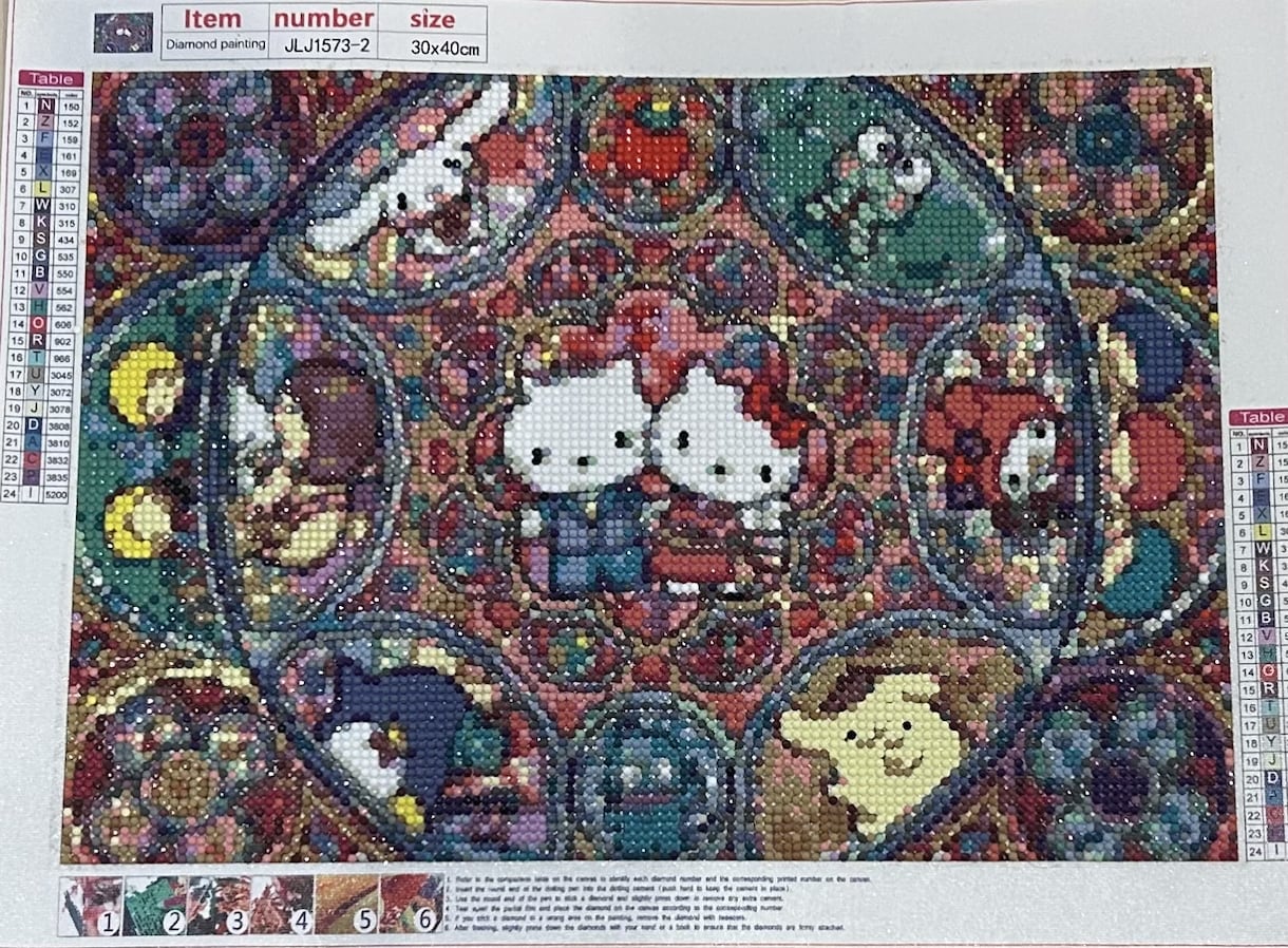 ダイヤモンドアート、ジグソーパズル制作代行します 心を込めて一つ一つ丁寧に完成までお手伝いします！ イメージ1