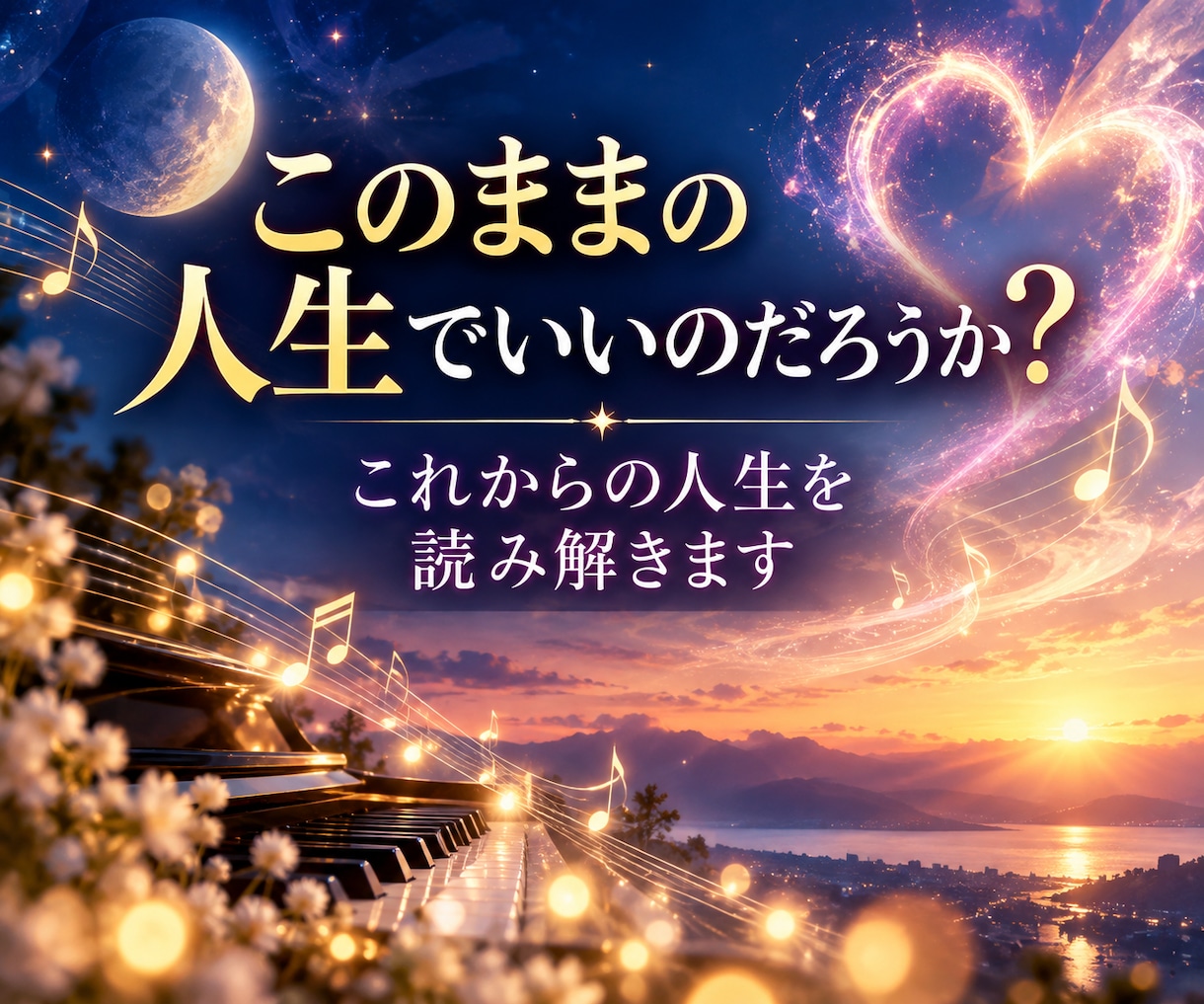 このままでいいの？これからの人生を読み解きます 心の迷いを整理し未来への一歩を見つけましょう イメージ1