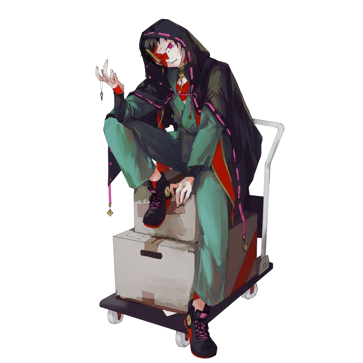 雰囲気のある一枚絵を描きます キャラクターが「そこに居る」ような絵を作成します。 イメージ5
