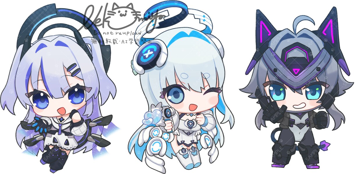 企業実績有◆ご希望のイラストを制作します ちびキャラやキービジュアル、幅広く対応可能です！ イメージ7