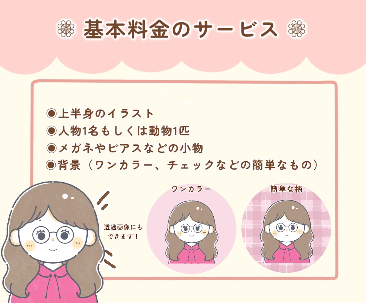 ゆるっと優しい雰囲気のイラストをお描きします SNS用アイコン、似顔絵、プレゼント等にどうぞ❁⃘* イメージ2